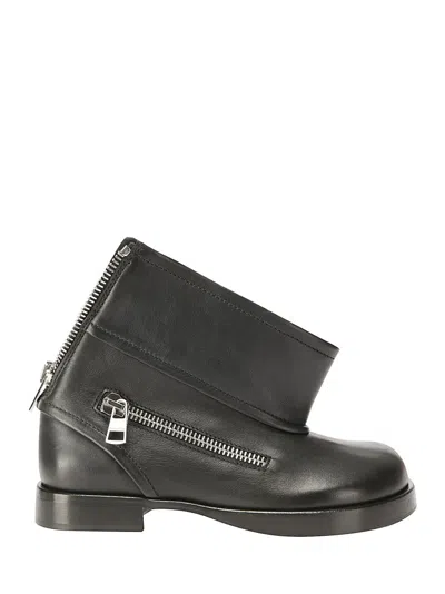 Jw Anderson J. W. Anderson Biker Ankle Boots In Black