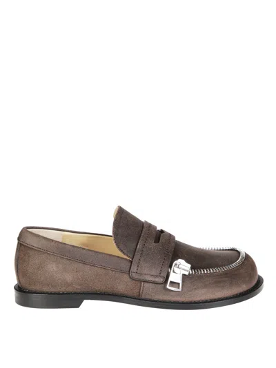 Jw Anderson J. W. Anderson Biker Loafers In Gray