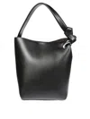 Jw Anderson Borsa A Secchiello In Pelle Nera  Donna In Black