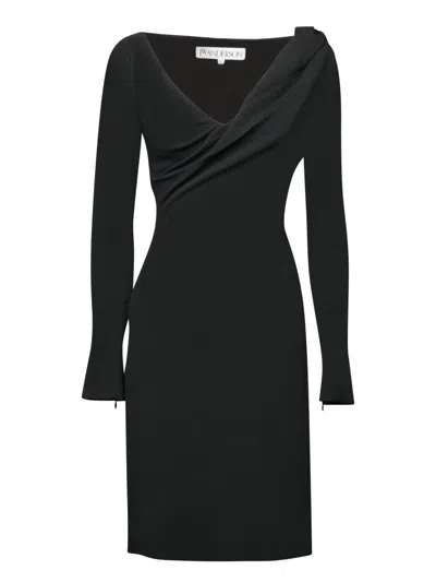 JW ANDERSON J. W. ANDERSON BLACK LONG SLEEVES DRESS