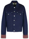 Jw Anderson Blue Cotton Jacket In Blue