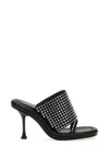 Jw Anderson J.w.anderson 'bumber Crystal' Mules In Black