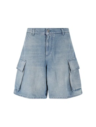 JW ANDERSON J. W. ANDERSON CARGO BERMUDA SHORTS – LIGHT BLUE