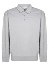 Jw Anderson Rugby Polo Top In Gray