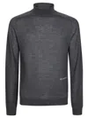 Jw Anderson J. W. Anderson Classic High-neck Grey Turtleneck Jumper In Gray
