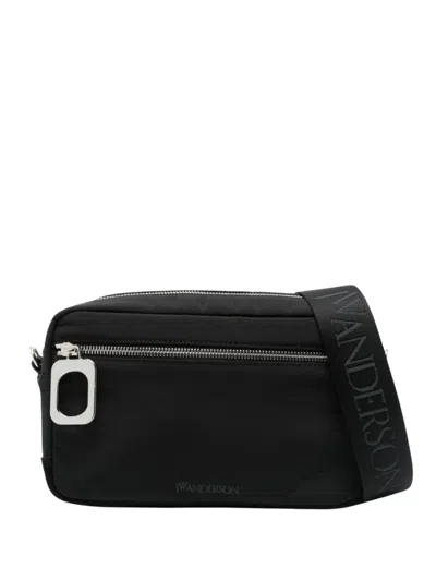 Jw Anderson J. W. Anderson Compact Rectangular Bag With Zip Closure In Black