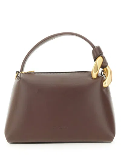 Jw Anderson J. W. Anderson Corner Bag Small In Brown