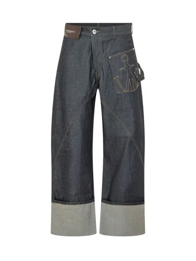 Jw Anderson J. W. Anderson Elevated Workwear Jeans In Blue