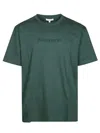 Jw Anderson J. W. Anderson Embroidered Logo T-shirt With Classic Crew Neckline In Green
