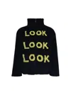 Jw Anderson Look Look Look Zip Front Jacket In Blue
