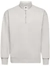 Jw Anderson Sweatshirt With Half Zip In Grey