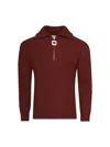 Jw Anderson J. W. Anderson Half Zip Sweater Rust In Brown