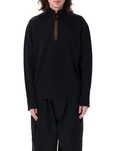 JW ANDERSON J. W. ANDERSON HALF-ZIP SWEATSHIRT WITH HIGH COLLAR