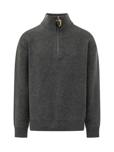 Jw Anderson J. W. Anderson Half-zip Jumper For Fall 2026 In Multi