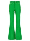 Jw Anderson J.w.anderson Women Leather Bootcut Trousers In Multi