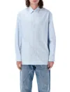 Jw Anderson Men's Oxford Shirt In Blue