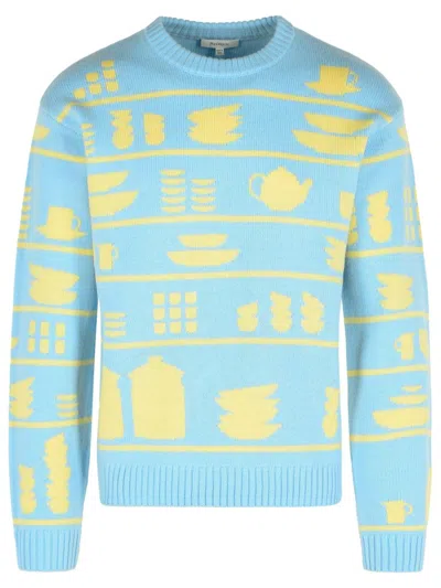 Jw Anderson J. W. Anderson Light Blue Wool Sweater