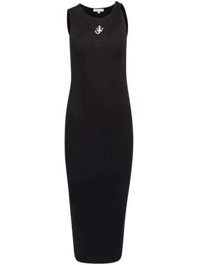 Jw Anderson J. W. Anderson Mid-length Black Cotton Dress