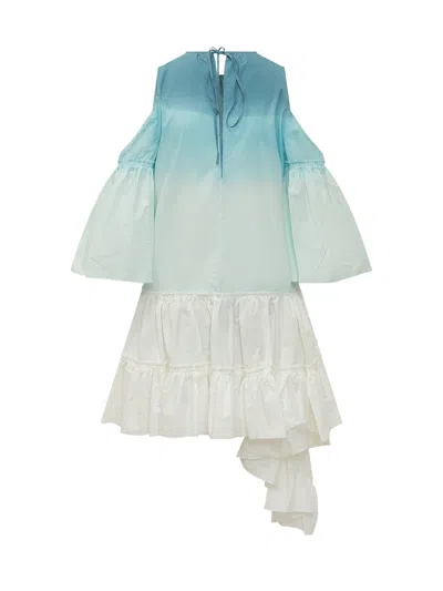 Jw Anderson J. W. Anderson Mini Ruffle Suit Dress In Multi