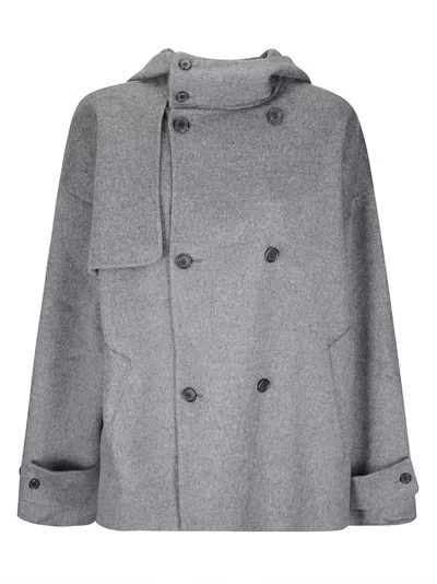 Jw Anderson J. W. Anderson Oversized Caban In Gray