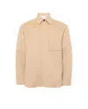 Jw Anderson J. W. Anderson Relaxed Fit Jacket With Classic Collar In Neutral
