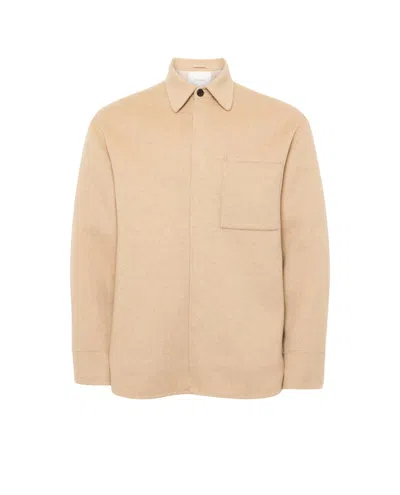 Jw Anderson J. W. Anderson Oversized Shirt Jacket In Neutral