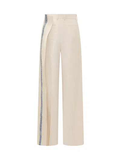 Jw Anderson J. W. Anderson Painted Trousers With Coordinating Jacket In Animal Print