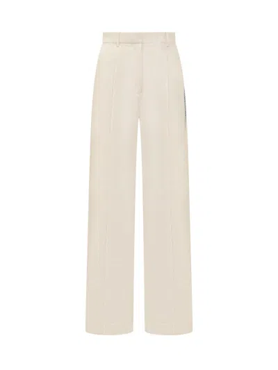 Jw Anderson J. W. Anderson Painted Trousers With Coordinating Jacket In Neutral