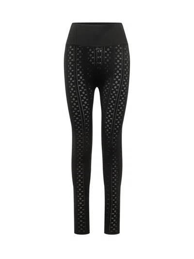 Jw Anderson J. W. Anderson Pointelle Leggings In Black