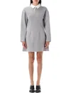 Jw Anderson J. W. Anderson Polo Mini Dress In Gray