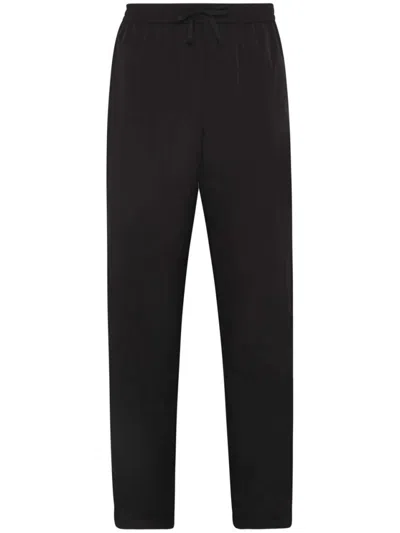 Jw Anderson J. W. Anderson Relaxed-fit Black Trousers With Elastic Waistband