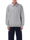 Jw Anderson J. W. Anderson Rugby Polo Sweatshirt In Gray