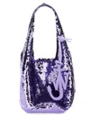 Jw Anderson J. W. Anderson Shimmering Sequin Mini Tote Bag In Purple