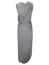 Jw Anderson J. W. Anderson Sleeveless Fitted Dress In Gray