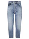 Jw Anderson J. W. Anderson Straight Leg Cropped Jeans In Blue