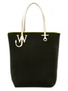 Jw Anderson Khaki Branded Stretch-woven Tote Bag In Green