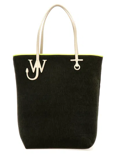 Jw Anderson J. W. Anderson 'tall Anchor Tote' Shopping Bag In Green