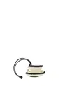 Jw Anderson J. W. Anderson Teacup-shaped Keychain With Logo Detail And Leather Cord In Neutral