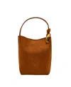Jw Anderson J. W. Anderson The Jwa Corner Bucket Bag Suede In Brown