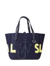 Jw Anderson J. W. Anderson Top Knot Closure Tote Bag In Blue