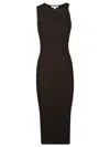 Jw Anderson J. W. Anderson Twisted Strap Midi Dress In Brown