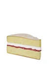 Jw Anderson Victoria Sponge Multicolor Clutch With Magnetic Closure In Resin Woman In Neutrals