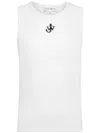 Jw Anderson J. W.anderson Anchor Embroidery Vest In White
