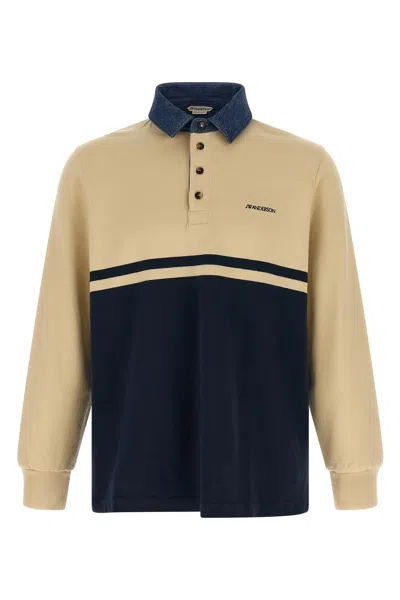 Jw Anderson J. W.anderson Contrast Collar Polo Shirt In Multi