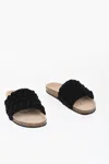 Jw Anderson J. W.anderson Crochet Slides In Black