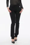 Jw Anderson J. W.anderson High-waisted Wool Blend Pants In Black