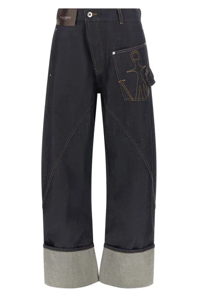 Jw Anderson J. W.anderson Jeans 'twisted Workwear' In Blue
