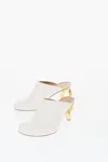Jw Anderson J. W.anderson Leather Chain Mules With Statement Heel 8 Cm