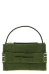 Jw Anderson W Anderson Womens Khaki Loafer Suede Shoulder Bag In Green