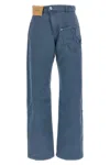 Jw Anderson J. W.anderson Pantalone Twisted Workwear' In Blue